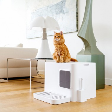 Litière design pour chat Dome Plus Hoopo
