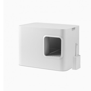 Litière design pour chat Oppo blanc
