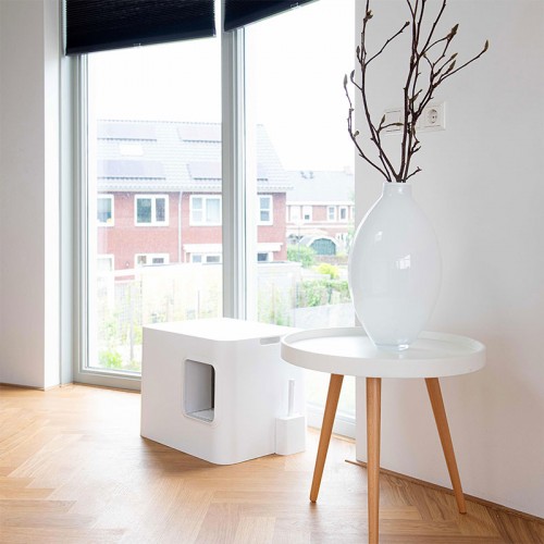 Litière design blanc