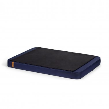 Matelas orthopédique pour chien Patja bleu marine et noir