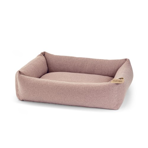 Panier chien haut de gamme Miacara Divo rose nude