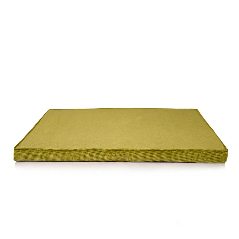 tapis confortable chien vert olive