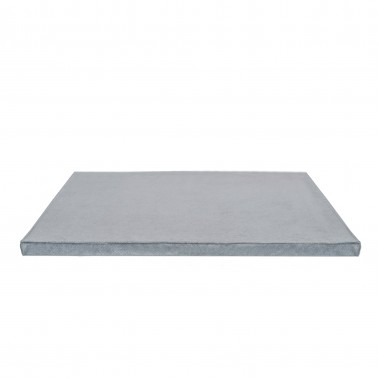 grand tapis chien gris clair