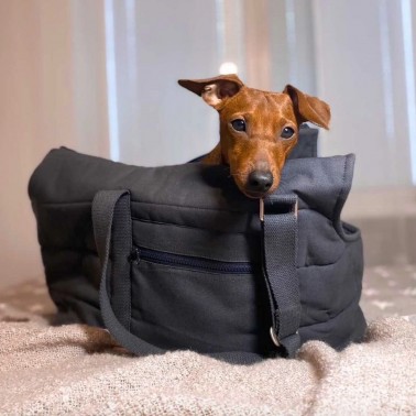 Beau sac de transport chien