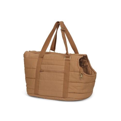 Sac de transport chien camel