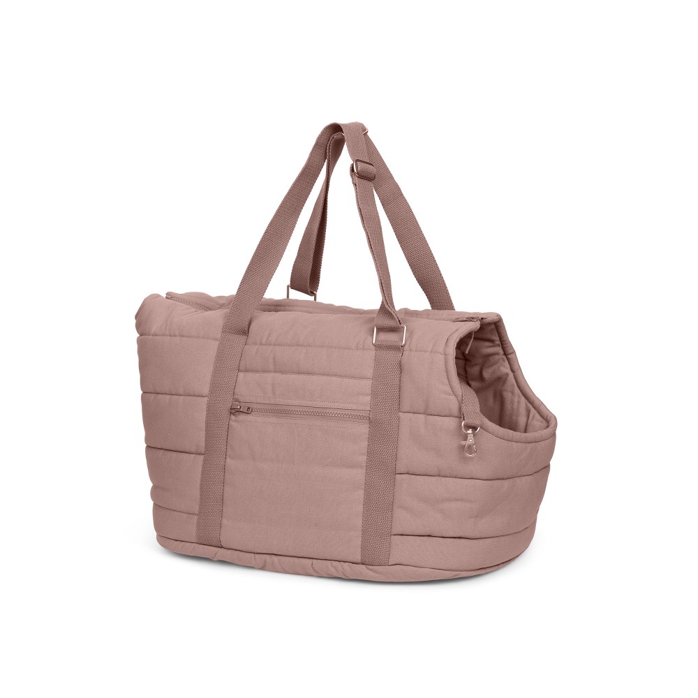 Sac de transport chien rose stylé