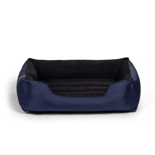 Panier grand chien confortable et design Kuma bleu marine