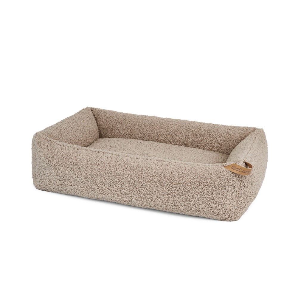 Panier chien design tissu bouclé bouclette Miacara Senso