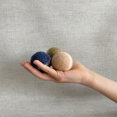 balles jouets chat en laine