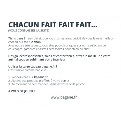 carte cadeau chien chat