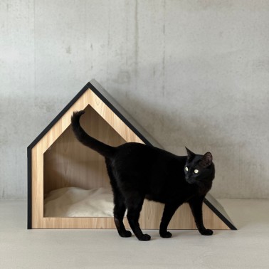Niche asymétrique en bois