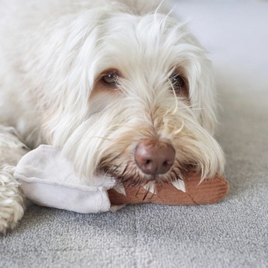 jouet d'occupation pour chien avec poches à friandises