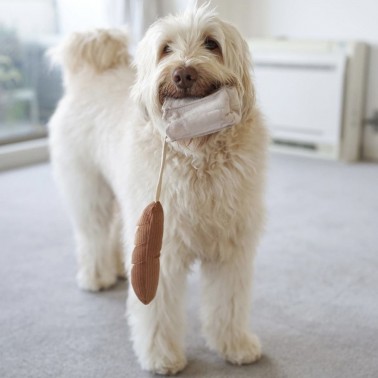 Mini baguette jouet d'occupation pour chien