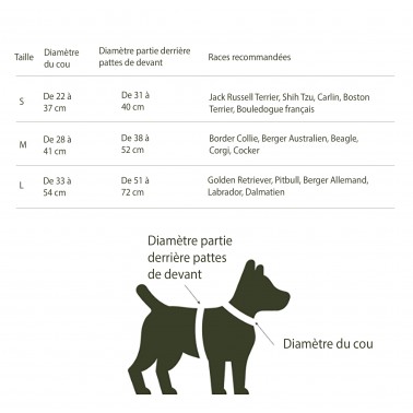 Joono - Harnais stylé pour chien en tissu écologique, motif fleurs lilas
