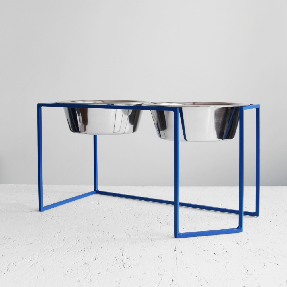 Gamelle chien pop bleu électrique