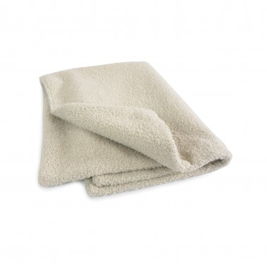 Louvre - Couverture pour chien / chat en tissu bouclette crème
