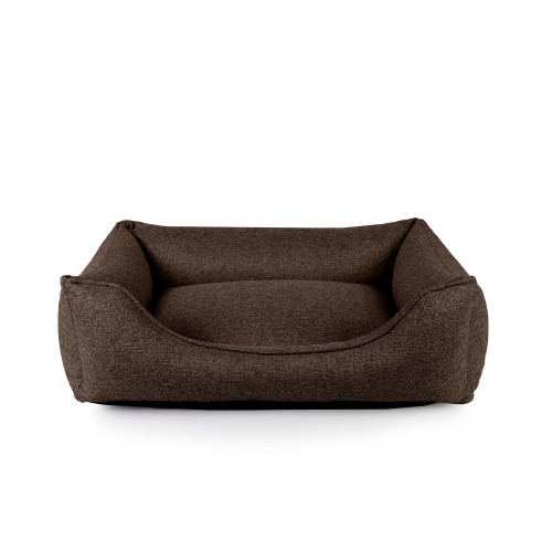 panier chien chocolat orthopédique mémoire de forme Dauphine Bagane