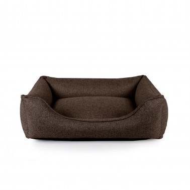 panier chien chocolat orthopédique mémoire de forme Dauphine Bagane
