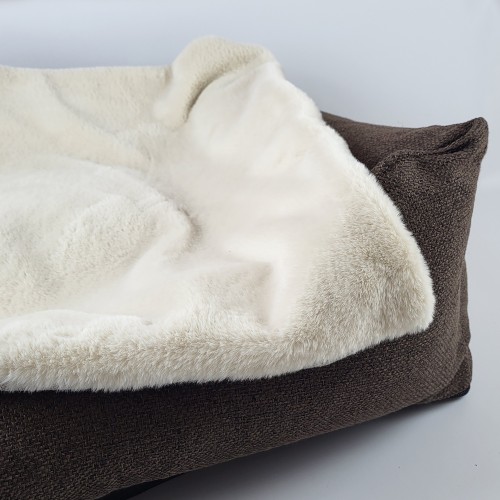 couverture chien fausse fourrure