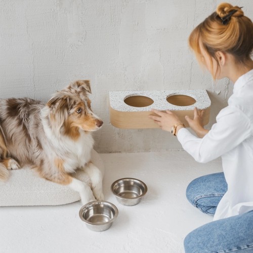 jolie gamelle chien surélevée
