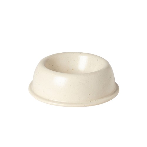 gamelle chat céramique rétro blanche creme