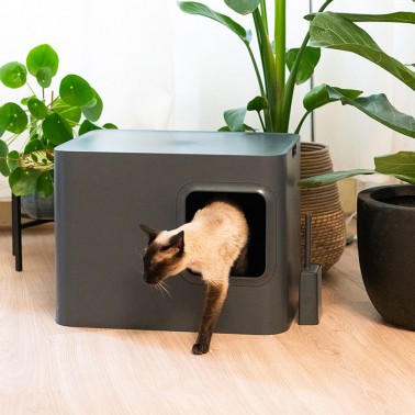 Litière design pour chat Dome Hoopo