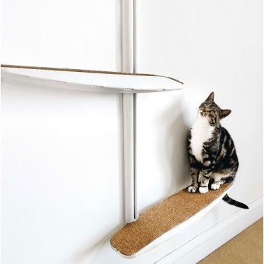 Arbre à chat blanc