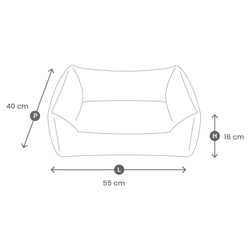 dimensions panier chat XS Bagane