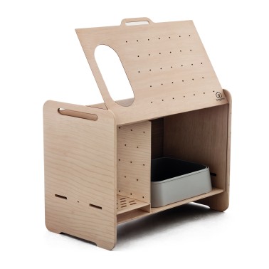 Rocheford - Meuble cache litière design pour chat