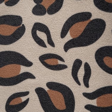 motif léopard Montaigne Bagane