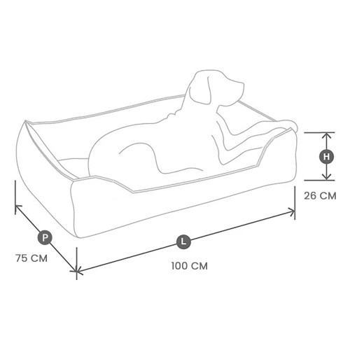dimensions panier L bagane