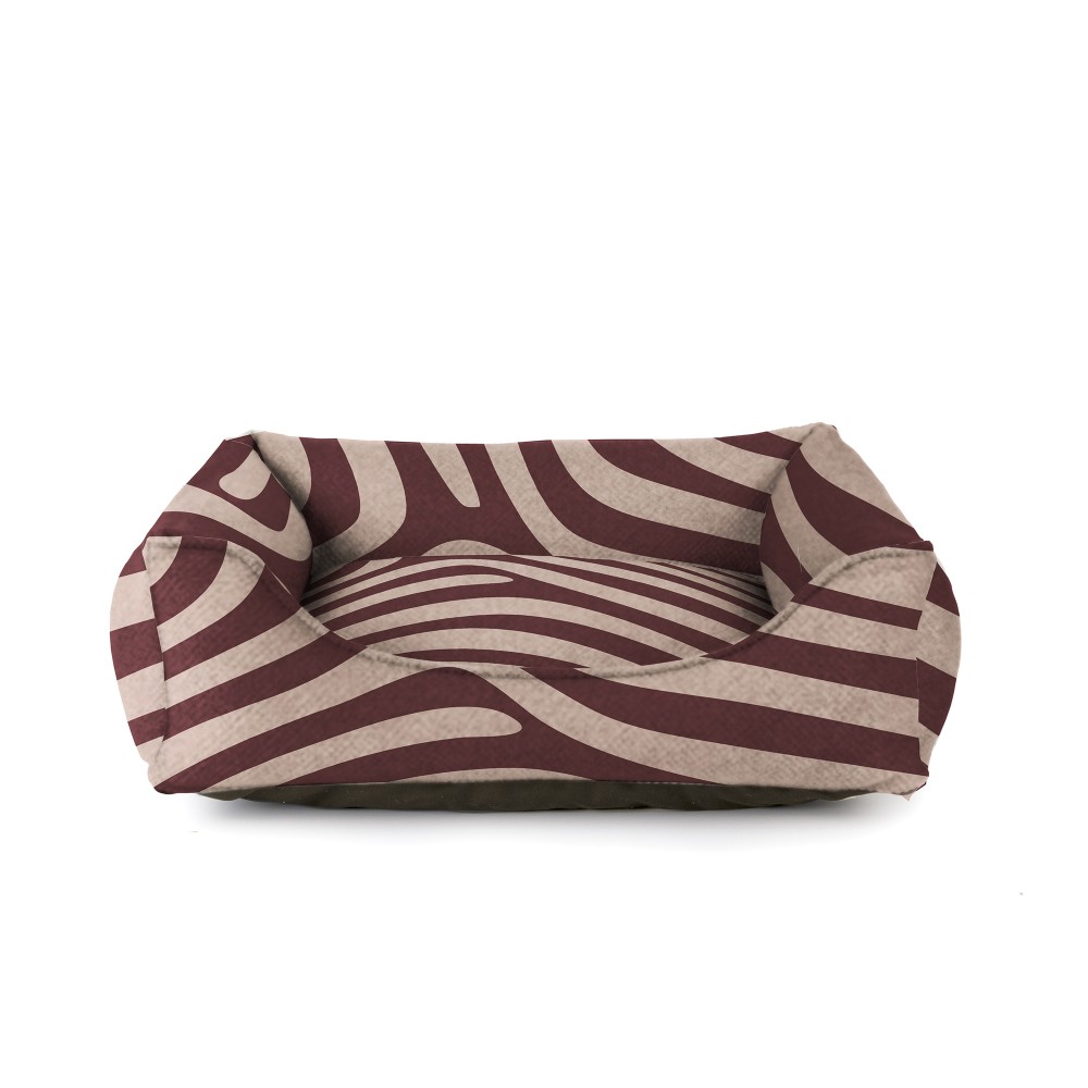 Panier chien zèbre Concorde Bagane Rose Pourpre