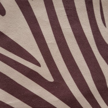 motif zèbre Concorde rose pourpre nude