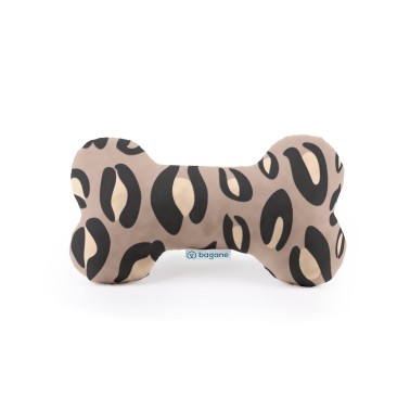jouet os pour chien ultra résistant léopard rose nude Montaigne bagane