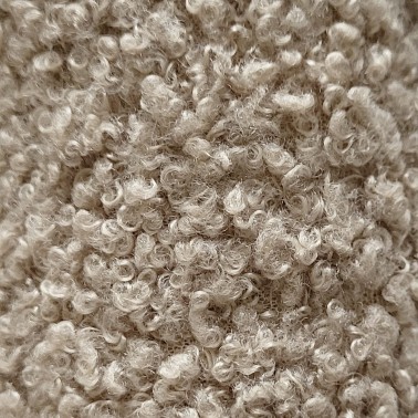 tissu bouclette beige Tuileries Bagane