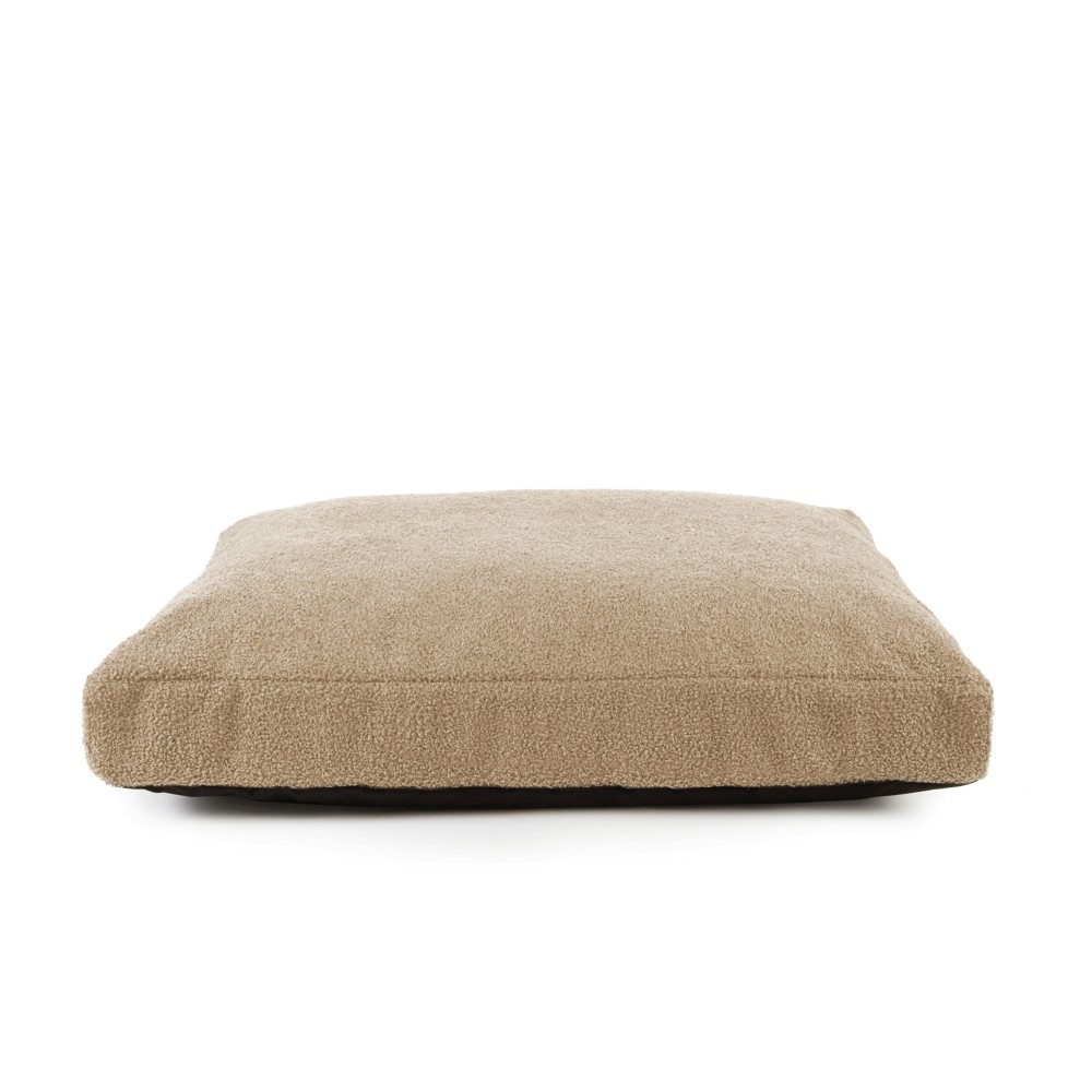 lit pour chien bouclette beige qualité orthopédique bagane
