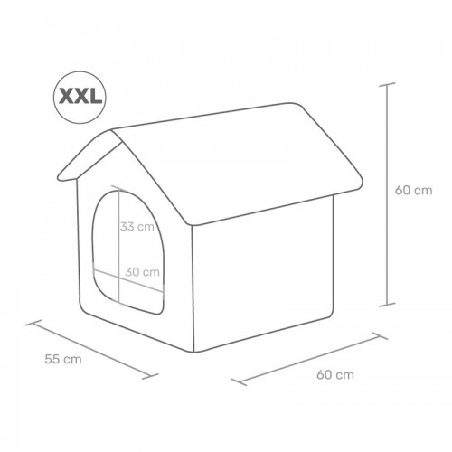 Dimensions XXL niche intérieur chien design Pesa