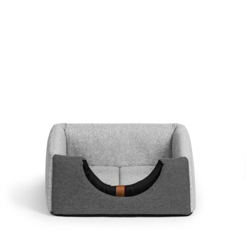 Panier design gris clair pour chat